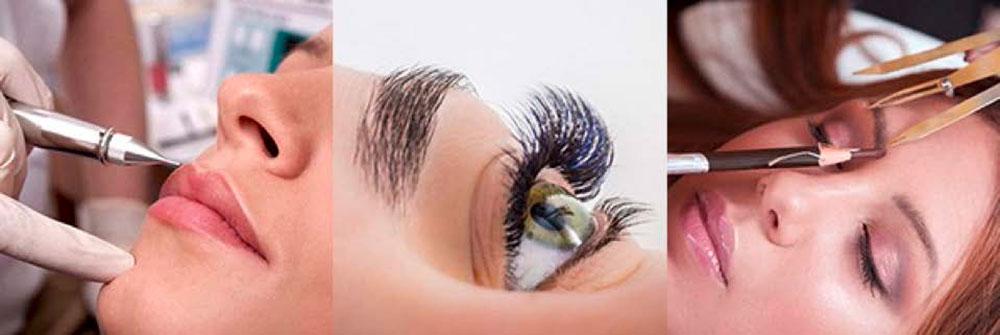 Lippen · Lidstrich · Brauen